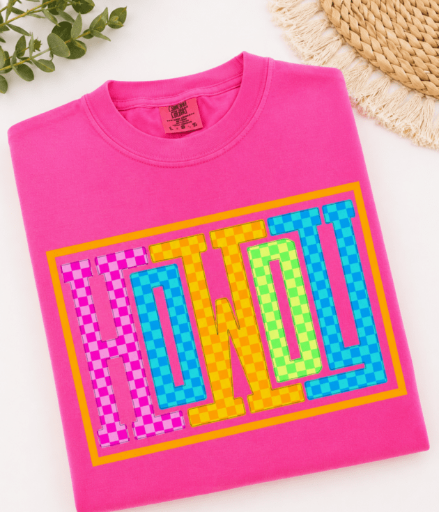 Hot Pink Howdy Tee